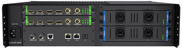 Colorlight Z8t — ports and connectors (official picture)