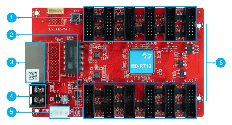 Huidu HD-R712 — official product image
