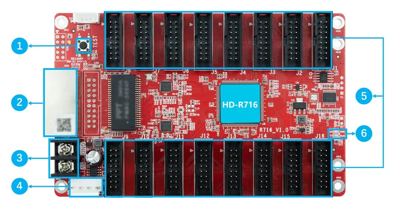 Huidu HD-R716 — official product image
