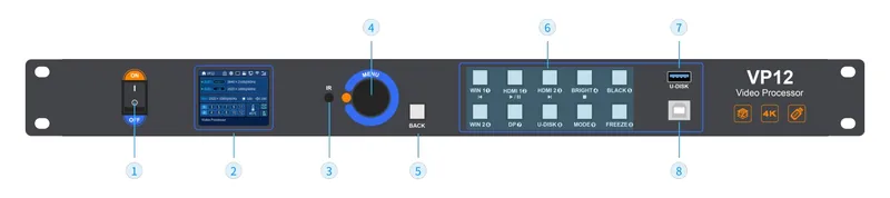 Huidu HD-VP12 — official product image