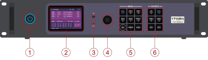 Huidu HD-VP1640A — official product image