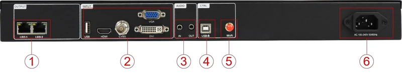 Huidu HD-VP210A — official product image
