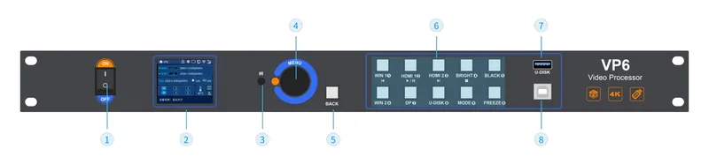 Huidu HD-VP6 — official product image