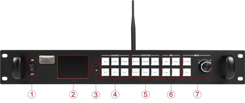 Huidu HD-VP630 — official product image