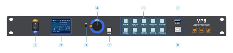 Huidu HD-VP8 — official product image